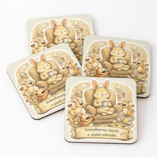 Item preview, Somebunny needs a moment designed and sold by WildStillness.