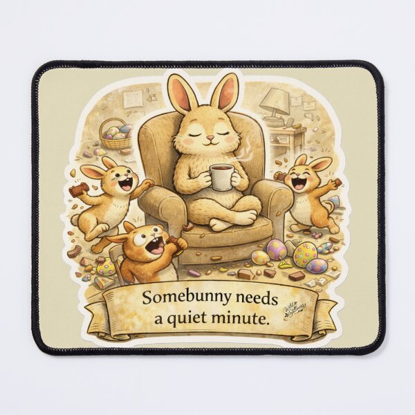 Item preview, Somebunny needs a moment designed and sold by WildStillness.