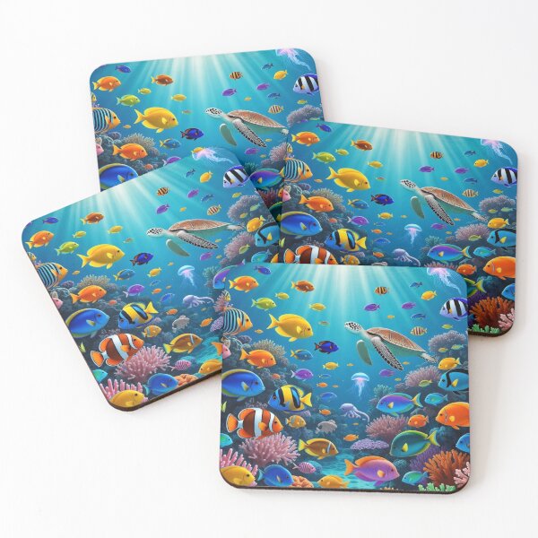 Item preview, Epic Coral Reef Ocean Dream designed and sold by PixelVibe782.
