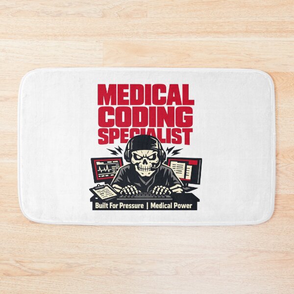 Item preview, Medical Coding Specialist Built for Pressure – Skull Healthcare Data Pro Design designed and sold by ClinicalHubs.