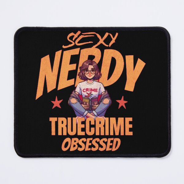 Item preview, Retro True Crime Junkie - Nerdy Bookworm Girl Graphic designed and sold by GenZFashion000.