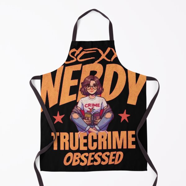 Item preview, Retro True Crime Junkie - Nerdy Bookworm Girl Graphic designed and sold by GenZFashion000.