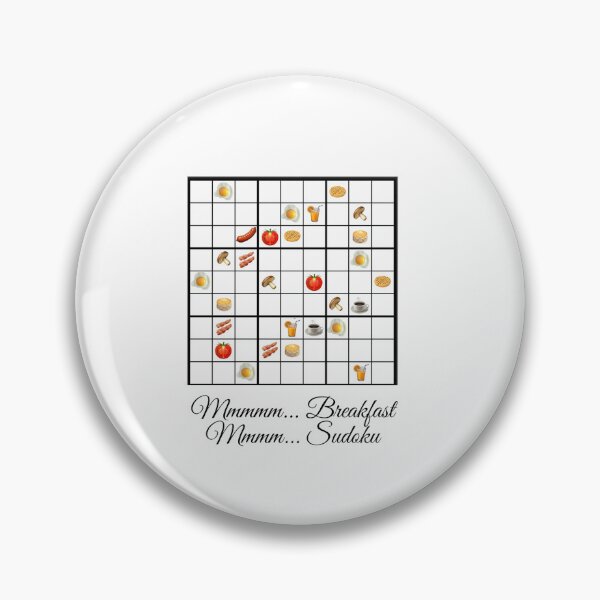Item preview, Mmmmm... Breakfast Mmm.. Sudoku designed and sold by Ruby_2026.