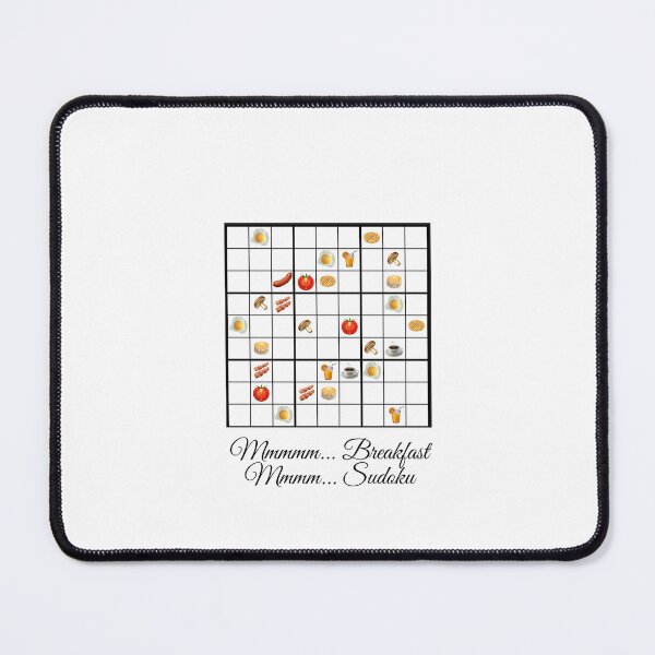Item preview, Mmmmm... Breakfast Mmm.. Sudoku designed and sold by Ruby_2026.