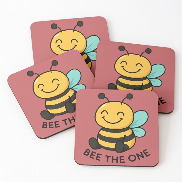 Item preview, Bee the One Motivational Cartoon Bee, Cute Pun T‑Shirt designed and sold by treesdesign.