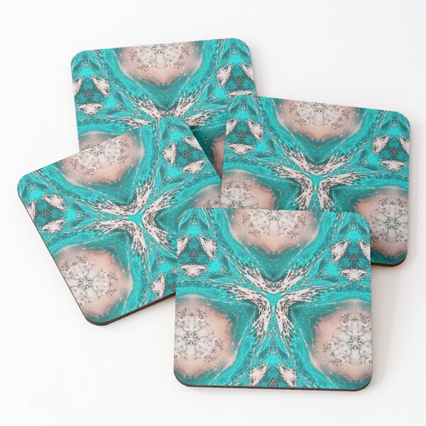 Item preview, Kaleidoscope of Turquoise Wave designed and sold by Artist Gallery of Jeremy Lyman.