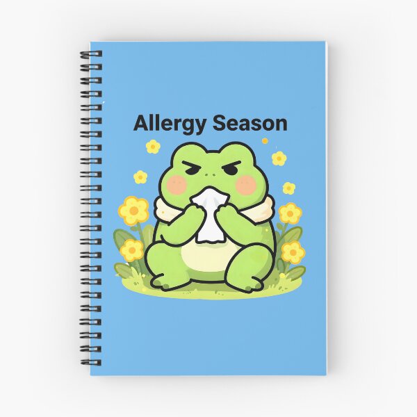 Item preview, Allergy Season Survivor – Grumpy Frog Sneezing Spring Meme   designed and sold by AnimalAirtistry.