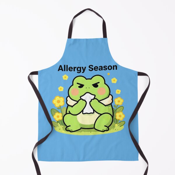 Item preview, Allergy Season Survivor – Grumpy Frog Sneezing Spring Meme designed and sold by AnimalAirtistry.
