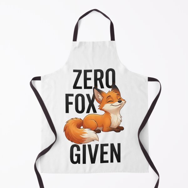 Item preview, Zero Fox Given Funny Cute Fox Pun Sarcastic Humor designed and sold by Abe Studio.