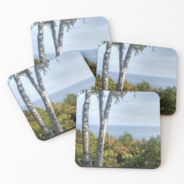 Item preview, Lago Hurón con abedules designed and sold by OfficialWestArt.
