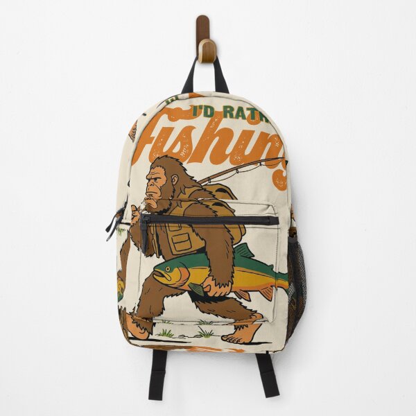 Item preview, Bigfoot I'd Rather Be Fishing. designed and sold by EunsooLee.