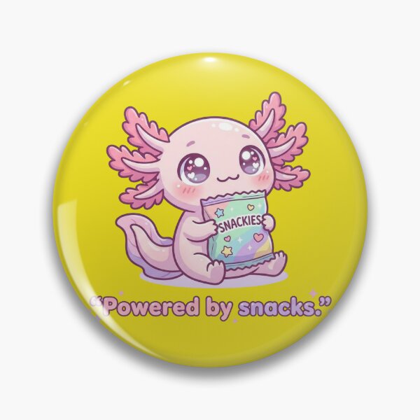 Item preview, Kawaii Axolotl Powered By Snacks designed and sold by Visual Dept..