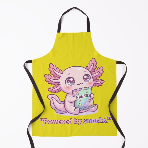 Item preview, Kawaii Axolotl Powered By Snacks designed and sold by Visual Dept..