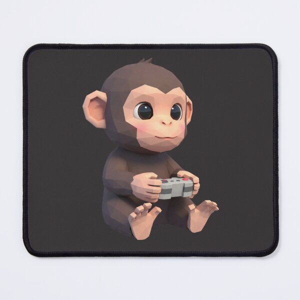 Item preview, Monkey Playing Video Games Funny Gamer Gaming Retro designed and sold by SunfullyYours.