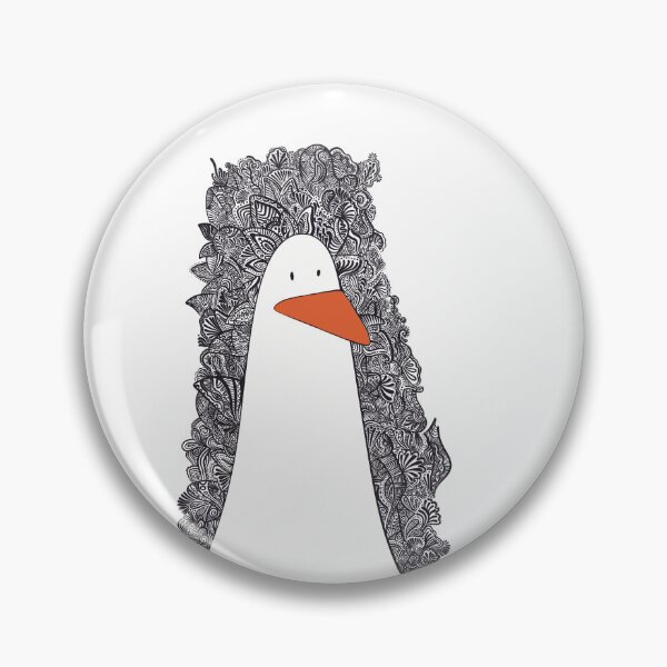 Item preview, The Dapper Doodle Goose - Hand-Drawn Minimalist Bird designed and sold by AlyonaCo.