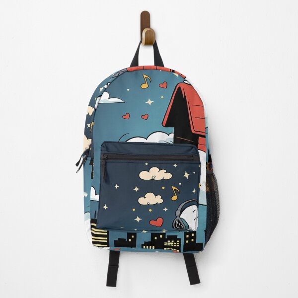 Item preview, Snoopy's Excited Beats Cartoon Illustration designed and sold by Bensoncreatives.