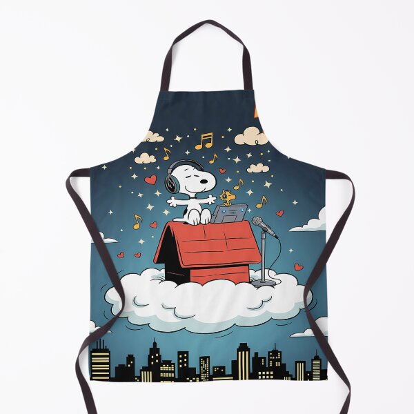 Item preview, Snoopy's Excited Beats Cartoon Illustration designed and sold by Bensoncreatives.