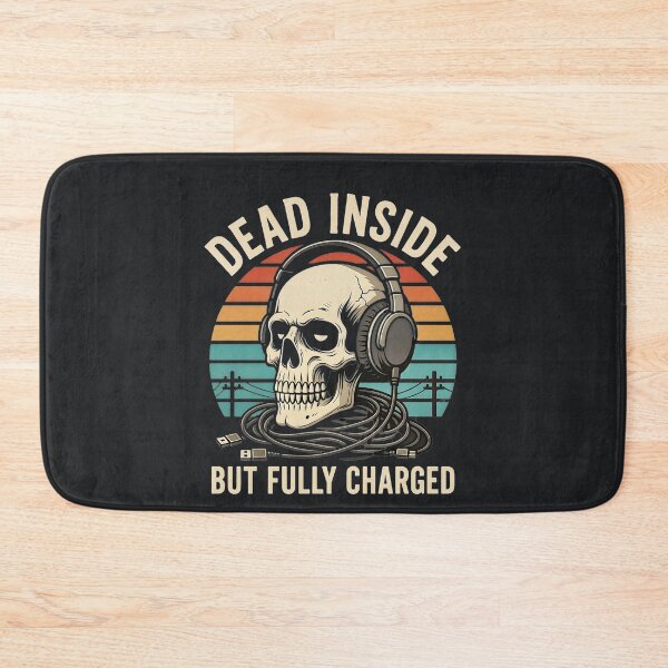 Item preview, Dead Inside Skull – Retro Gamer Tech Humor designed and sold by Taans-Creation.