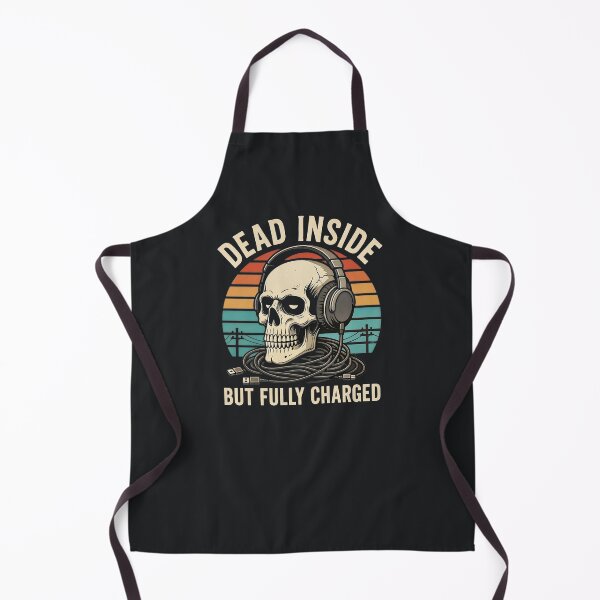 Item preview, Dead Inside Skull – Retro Gamer Tech Humor designed and sold by Taans-Creation.