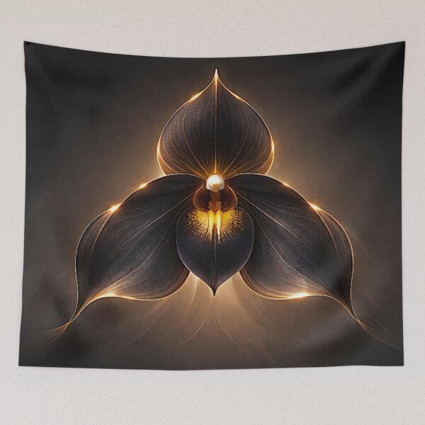 Item preview, Glowing Black Dracula Orchid designed and sold by scicilysimonee.