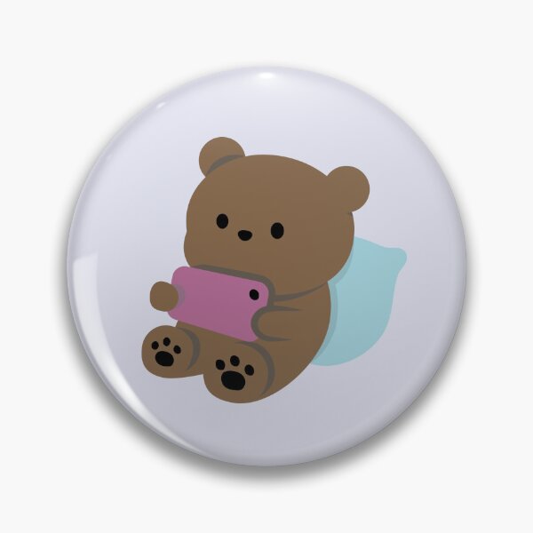 Item preview, Bear On Phone designed and sold by clarissagraphic.