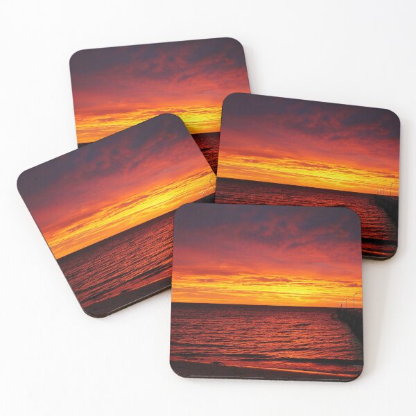 Item preview, Tumby Bay Sunrise in Red designed and sold by Images-on-Eyre.