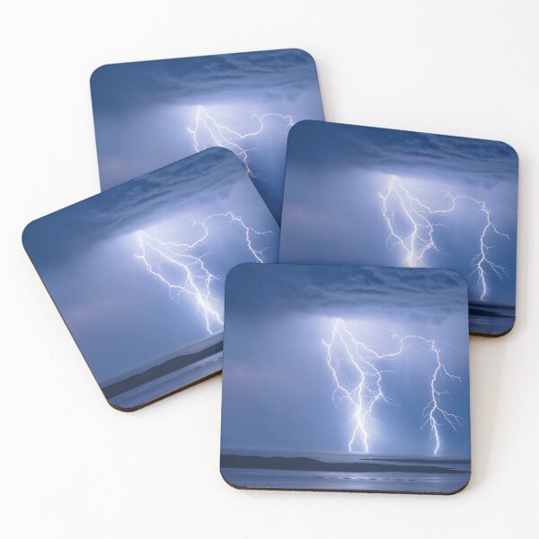 Item preview, Electric Blue Lightning Strike designed and sold by Images-on-Eyre.