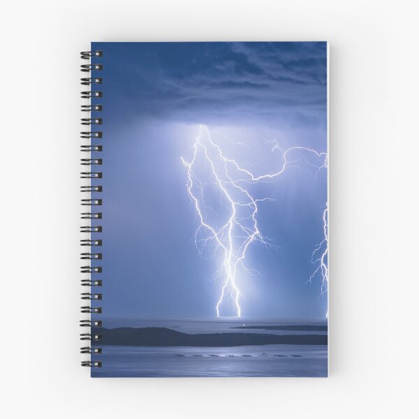 Item preview, Electric Blue Lightning Strike designed and sold by Images-on-Eyre.