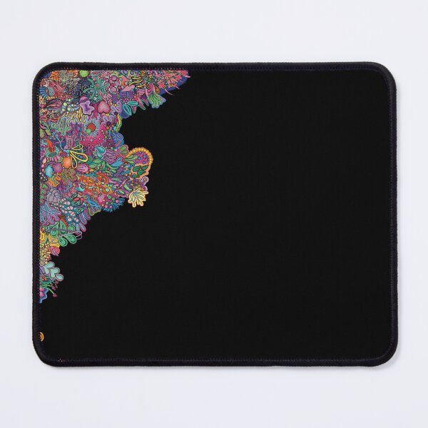 Item preview, Neon Reef Dreams, edge of the galaxy - Hand-Drawn Asymmetrical Doodle Art designed and sold by AlyonaCo.