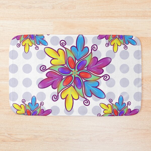 Item preview, Vibrant Psychedelic Mandala Pattern | Retro Polka Dots designed and sold by HopeAndHustle.