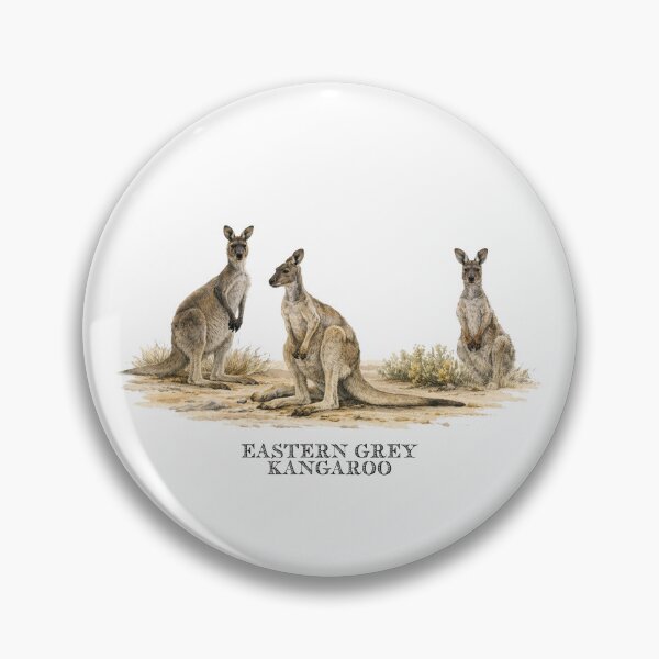 Item preview, Eastern Grey Kangaroo designed and sold by Outback Geo Adventures.