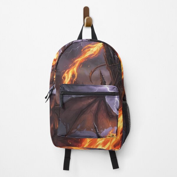 Item preview, Demon on Gothic Architecture with Fire designed and sold by Daniel Abdelmaseih.