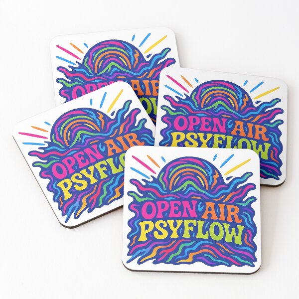 Item preview, Open Air Psyflow Festival Design – Psytrance Outdoor Rave Artwork designed and sold by |TRSSHOP|.