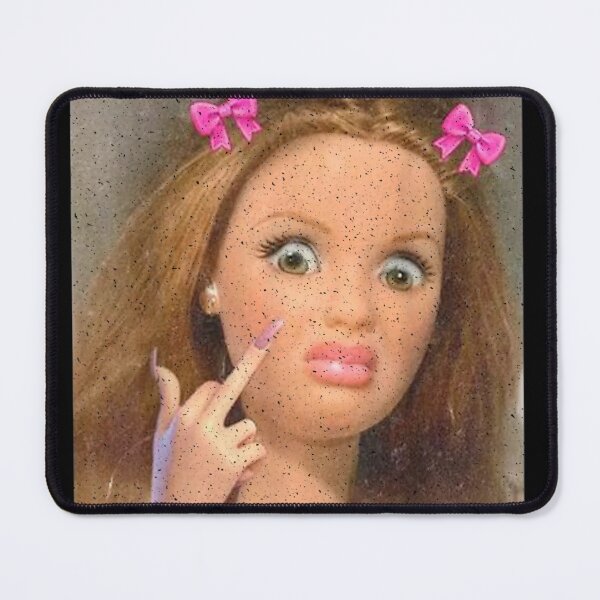 Item preview, Sassy Doll Middle Finger Coquette Bow Pink Aesthetic Funny Girl Power designed and sold by River Silva.