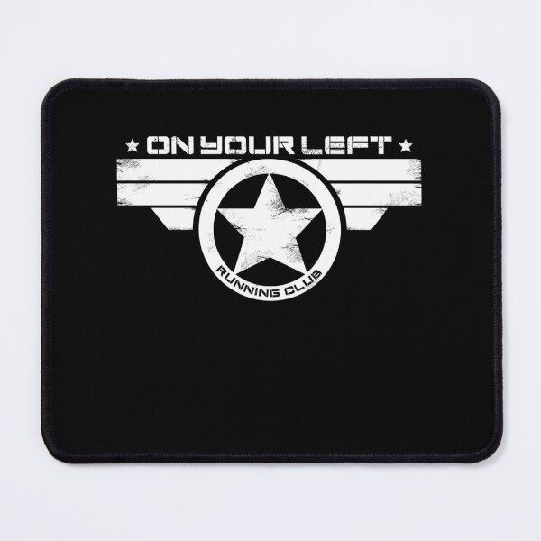 Item preview, On Yourr Leftt Runningg Club Distressedd Print 2 designed and sold by BestGamerTees.