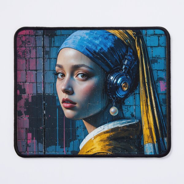 Item preview, Girl with a Pearl Earring - Urban Street Art Remix designed and sold by AleksKos.