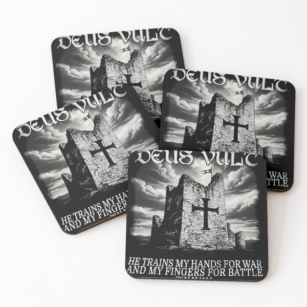 Item preview, Deus Vult Castle with Cross designed and sold by Daniel Abdelmaseih.