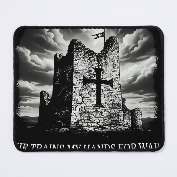 Item preview, Deus Vult Castle with Cross designed and sold by Daniel Abdelmaseih.