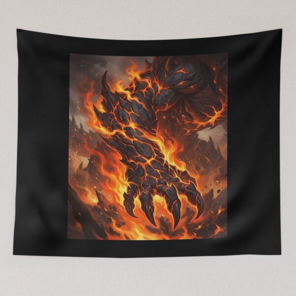 Item preview, Fiery Dragon Claw Illustration designed and sold by Daniel Abdelmaseih.