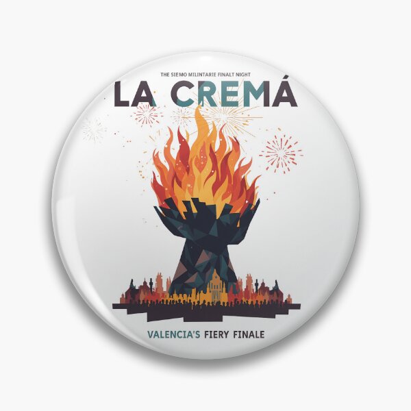 Item preview, La Crema Valencia Las Fallas Retro Poster Art designed and sold by LoliDesignShop.