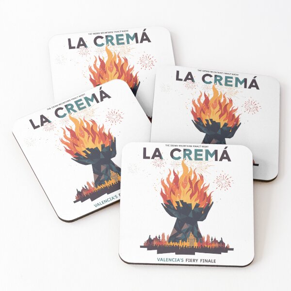 Item preview, La Crema Valencia Las Fallas Retro Poster Art designed and sold by LoliDesignShop.