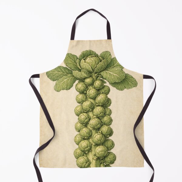 Item preview, Vintage Brussels Sprouts Botanical Print - Brassica Oleracea Kitchen Wall Art designed and sold by Darlin8888.