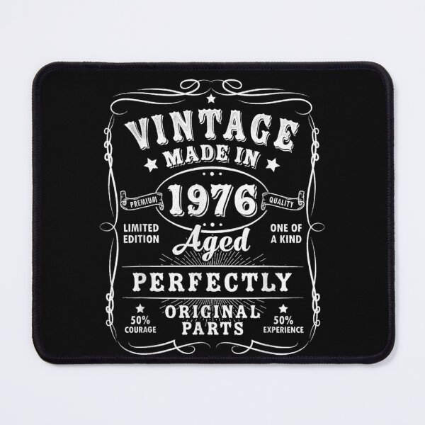 Item preview, Vintage 1976 Made In Aged Perfectly 50th Birthday Whiskey Label Art designed and sold by Taniyah Gomes.