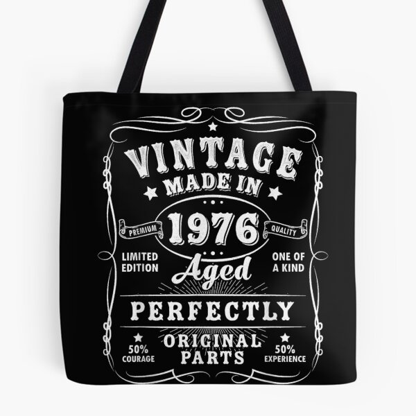 Item preview, Vintage 1976 Made In Aged Perfectly 50th Birthday Whiskey Label Art designed and sold by Taniyah Gomes.