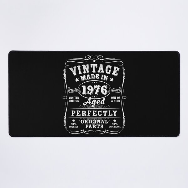 Item preview, Vintage 1976 Made In Aged Perfectly 50th Birthday Whiskey Label Art designed and sold by Taniyah Gomes.