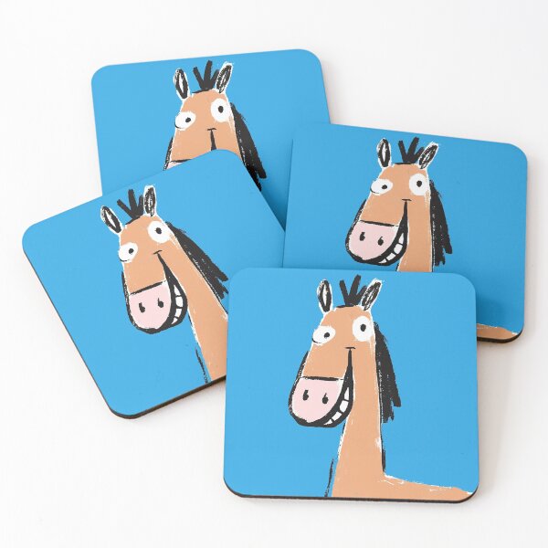 Item preview, Happy smiling horse with white teeth designed and sold by 516 Studio.