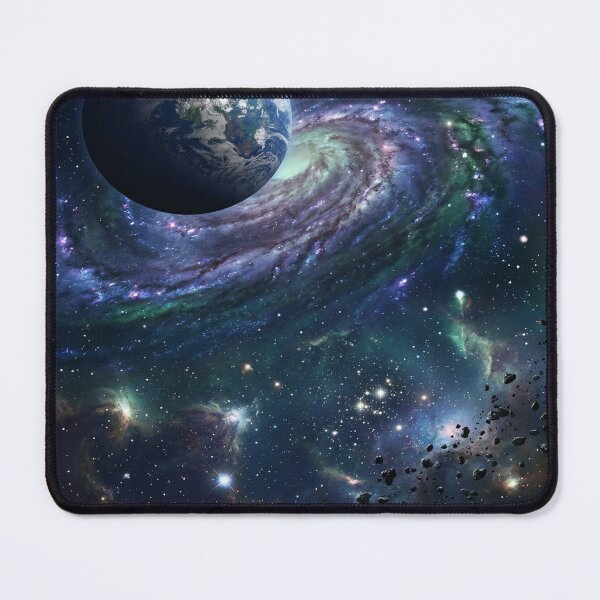 Item preview, Earth and Spiral Galaxy designed and sold by Daniel Abdelmaseih.