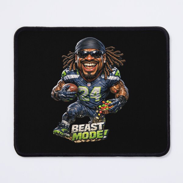 Item preview, Beastmode Lynch Caricature designed and sold by MontagneBoy.
