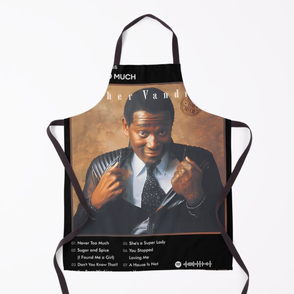 Item preview, Luther Vandross Never Too Much Tracklist Album designed and sold by LensLifeTShirts.