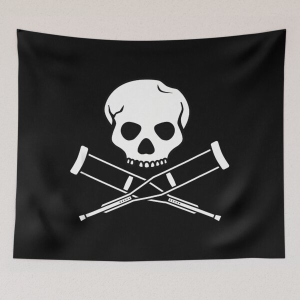 Item preview, Jackass Skulls And Crutches Logo For Men Women designed and sold by Favcanva-Shop.